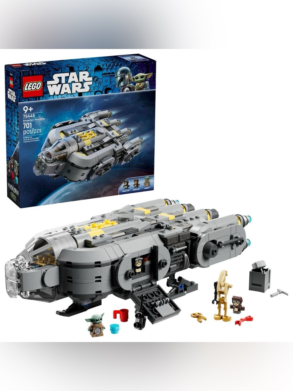 LEGO Star Wars: The Mandalorian and Grogu Anzellan Starship